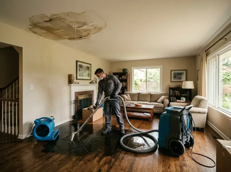 attic-pipe-burst-ceiling-drip-008 — frequently asked questions, Water Damage Restoration & Carpet Care in Lake Wissota, WI